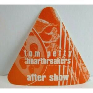Tom Petty And The Heartbreakers Backstage Pass Original After Show 2005 Orange